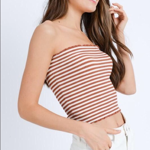 Tops - Striped Tube Top